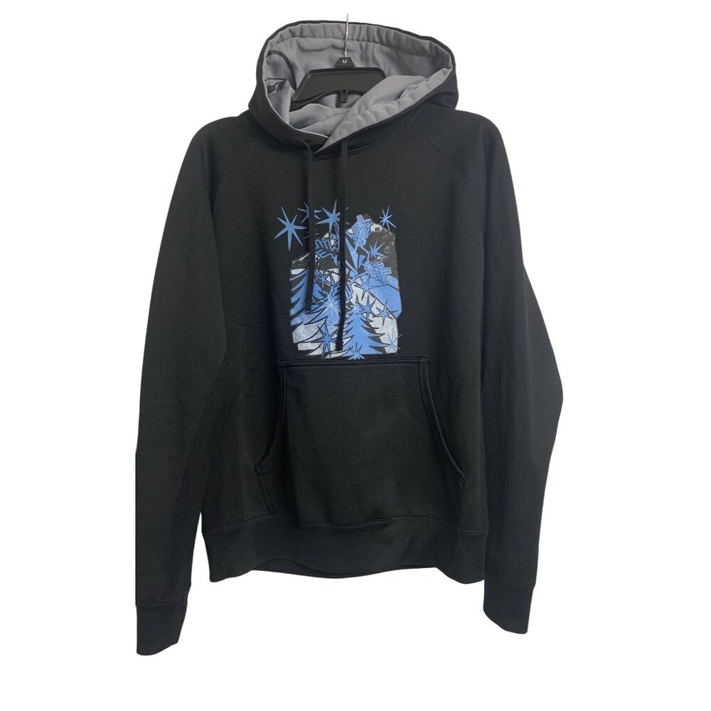 Volcom S Winter Y2K Casual Hooded‎ Sweatshirt Black